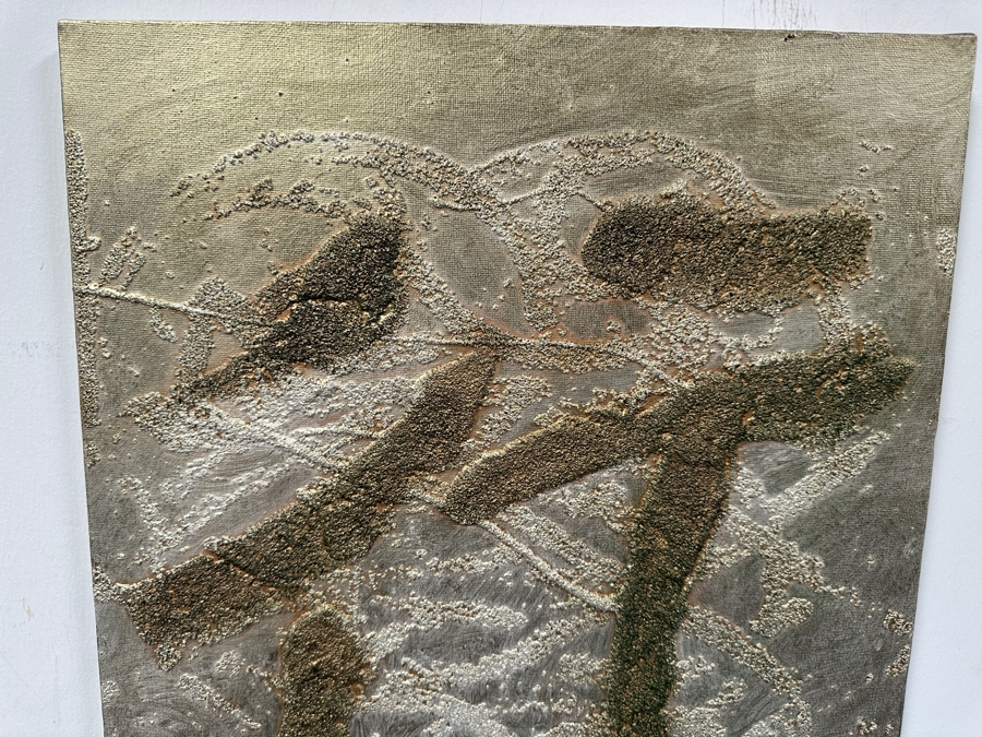 Gerrit Greve (1948-2024, Cardiff by the Sea, CA) Original Acrylic Painting On Canvas Titled 'To Journey - Calligraphy Collection' 2004 Signed Verso 16 X 20 Estimate $300 - $400 [Photo 2]