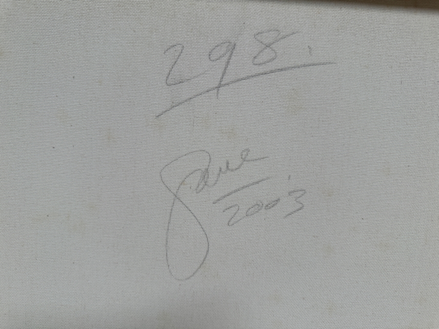 Gerrit Greve (1948-2024, Cardiff by the Sea, CA) Original Acrylic Painting On Canvas Titled 'Abstract Color Field In Manner of Mark Rothko 298' 2003 Signed Verso 16 X 20 Estimate $300 - $400 [Photo 2]