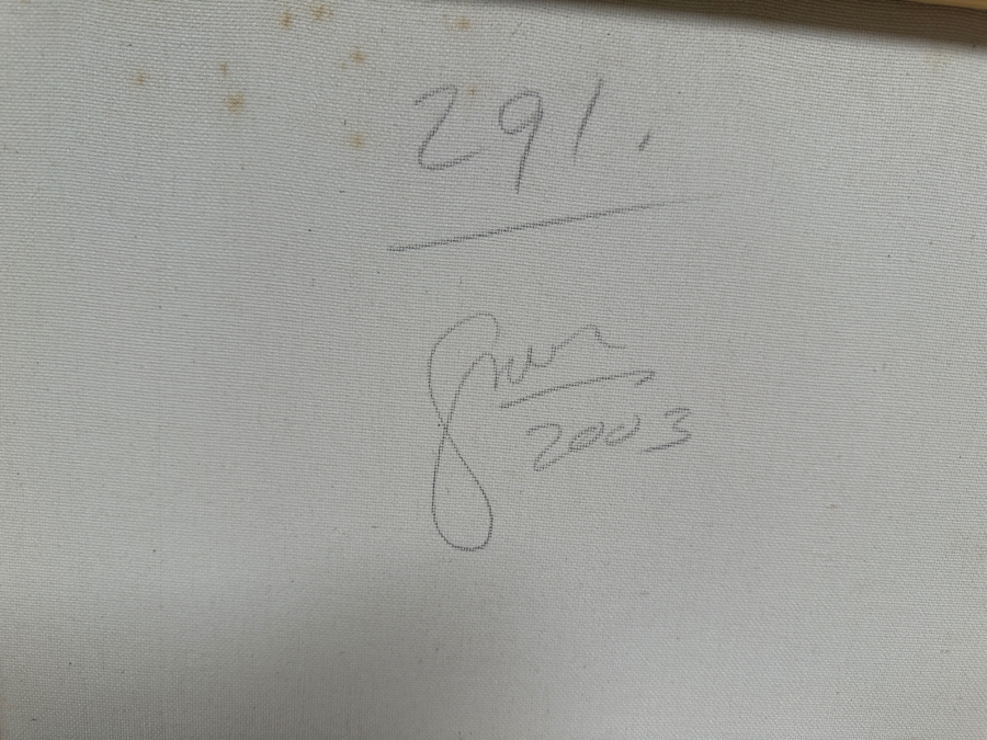 Gerrit Greve (1948-2024, Cardiff by the Sea, CA) Original Acrylic Painting On Canvas Titled 'Abstract Color Field In Manner of Mark Rothko 291' 2003 Signed Verso 16 X 20 Estimate $300 - $400 [Photo 6]