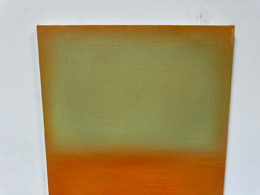 Gerrit Greve (1948-2024, Cardiff by the Sea, CA) Original Acrylic Painting On Canvas Titled 'Abstract Color Field In Manner of Mark Rothko 319' 2004 Signed Verso 16 X 20 Estimate $300 - $400 [Photo 3]