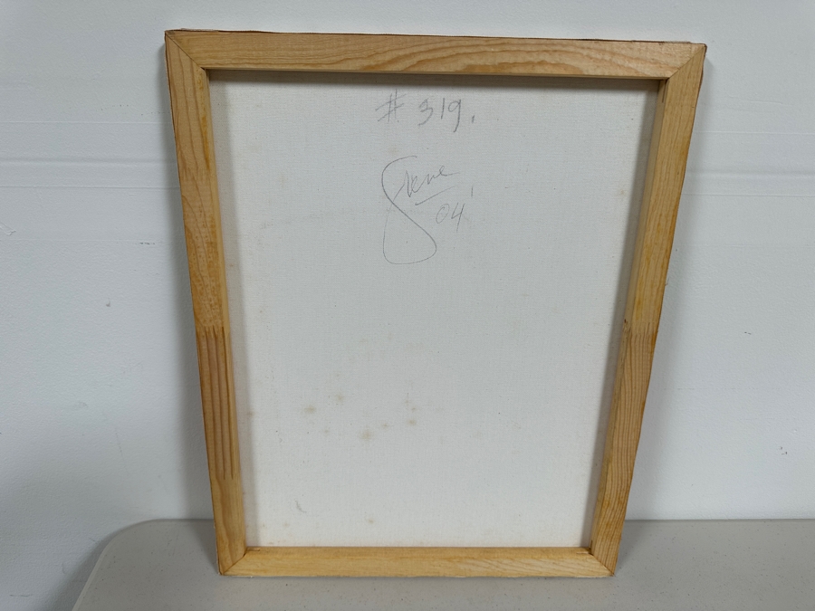 Gerrit Greve (1948-2024, Cardiff by the Sea, CA) Original Acrylic Painting On Canvas Titled 'Abstract Color Field In Manner of Mark Rothko 319' 2004 Signed Verso 16 X 20 Estimate $300 - $400 [Photo 5]