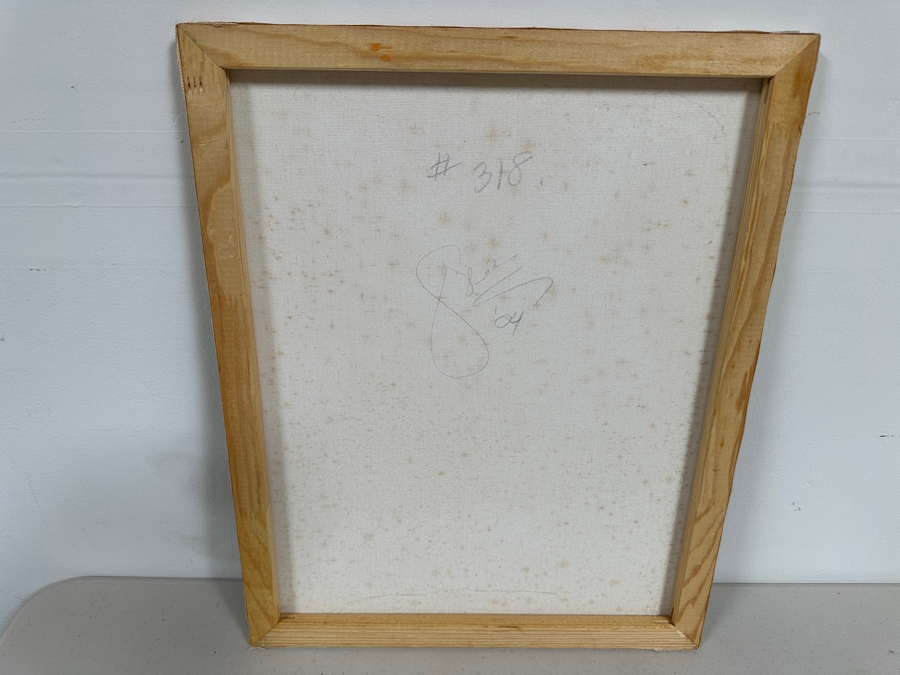 Gerrit Greve (1948-2024, Cardiff by the Sea, CA) Original Acrylic Painting On Canvas Titled 'Abstract Color Field In Manner of Mark Rothko 318' 2004 Signed Verso 16 X 20 Estimate $300 - $400 [Photo 5]