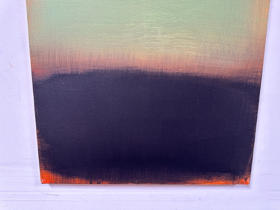Gerrit Greve (1948-2024, Cardiff by the Sea, CA) Original Acrylic Painting On Canvas Titled 'Abstract Color Field In Manner of Mark Rothko 318' 2004 Signed Verso 16 X 20 Estimate $300 - $400 [Photo 3]
