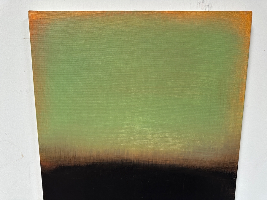 Gerrit Greve (1948-2024, Cardiff by the Sea, CA) Original Acrylic Painting On Canvas Titled 'Abstract Color Field In Manner of Mark Rothko 318' 2004 Signed Verso 16 X 20 Estimate $300 - $400 [Photo 4]