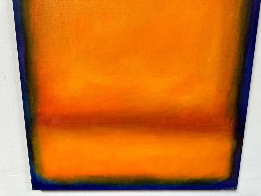 Gerrit Greve (1948-2024, Cardiff by the Sea, CA) Original Acrylic Painting On Canvas Titled 'Abstract Color Field In Manner of Mark Rothko 265' 2003 Signed Verso 16 X 20 Estimate $300 - $400 [Photo 4]