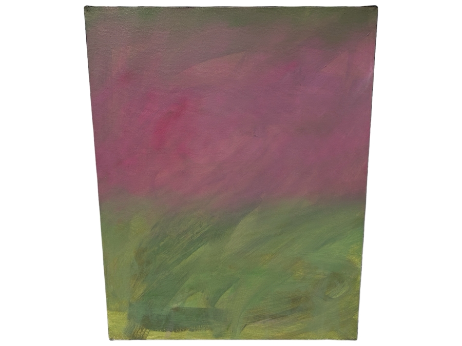 Gerrit Greve (1948-2024, Cardiff by the Sea, CA) Original Acrylic Painting On Canvas Titled 'Abstract Color Field In Manner of Mark Rothko 287' 2003 Signed Verso 16 X 20 Estimate $300 - $400 [Photo 1]