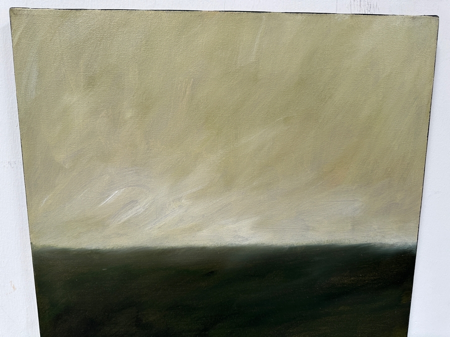 Gerrit Greve (1948-2024, Cardiff by the Sea, CA) Original Acrylic Painting On Canvas Titled 'Abstract Color Field In Manner of Mark Rothko 300' 2003 Signed Verso 16 X 20 Estimate $300 - $400 [Photo 2]