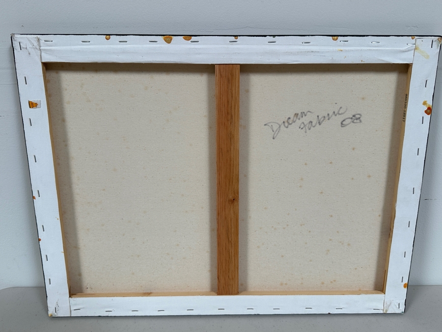 Gerrit Greve (1948-2024, Cardiff by the Sea, CA) Original Acrylic And Sand Painting On Canvas Titled 'Dream Fabric 08' 2014 Signed Verso 24 X 18 Estimate $400 - $500 [Photo 8]