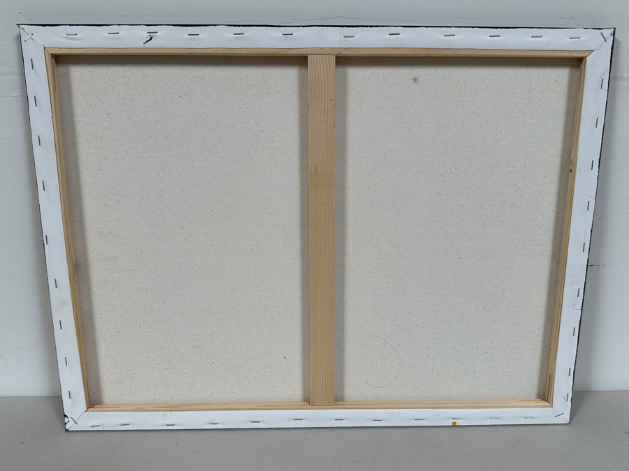 Gerrit Greve (1948-2024, Cardiff by the Sea, CA) Original Acrylic Painting On Canvas Titled 'Water Reeds 1' 2019 Signed Bottom Right 24 X 18 Estimate $400 - $500 [Photo 5]