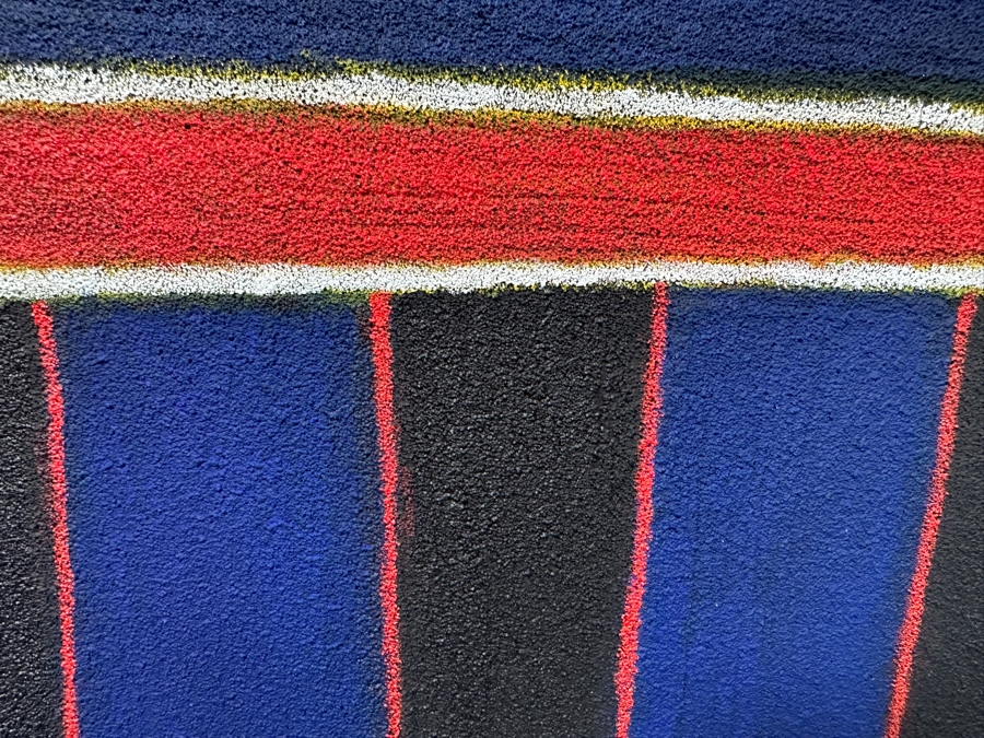 Gerrit Greve (1948-2024, Cardiff by the Sea, CA) Original Acrylic And Sand Painting On Canvas Titled 'Forest Journey' 2007 Signed Verso 16 X 20 Estimate $300 - $400 [Photo 3]