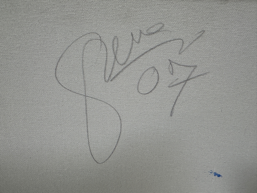 Gerrit Greve (1948-2024, Cardiff by the Sea, CA) Original Acrylic And Sand Painting On Canvas Titled 'Forest Journey' 2007 Signed Verso 16 X 20 Estimate $300 - $400 [Photo 5]