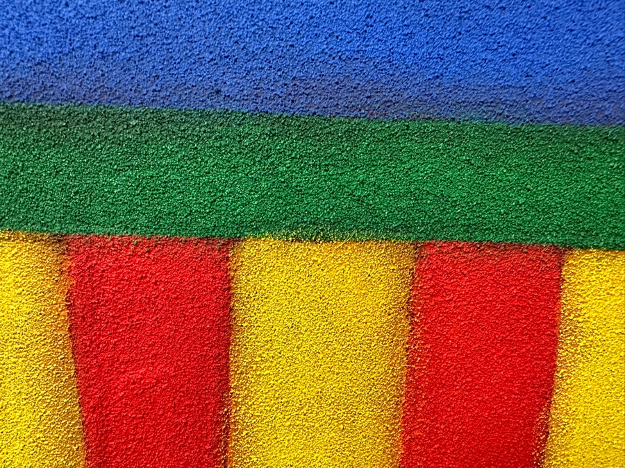 Gerrit Greve (1948-2024, Cardiff by the Sea, CA) Original Acrylic And Sand Painting On Canvas Titled 'Unfinished Journey' 2007 Signed Verso 16 X 20 Estimate $300 - $400 [Photo 5]