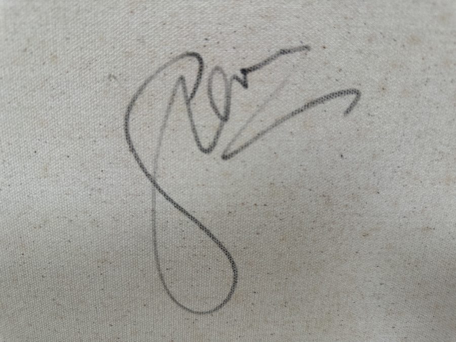 Gerrit Greve (1948-2024, Cardiff by the Sea, CA) Original Acrylic Painting On Canvas Titled 'Heart Painting 29' Signed Verso 20 X 16 Estimate $300 - $400 [Photo 6]