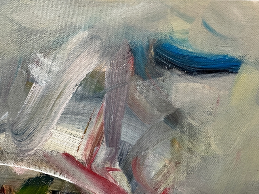 Gerrit Greve (1948-2024, Cardiff by the Sea, CA) Original Acrylic Painting On Canvas Titled 'Abstract Series 066' 2004 Signed Verso 20 X 16 Estimate $300 - $400 [Photo 5]