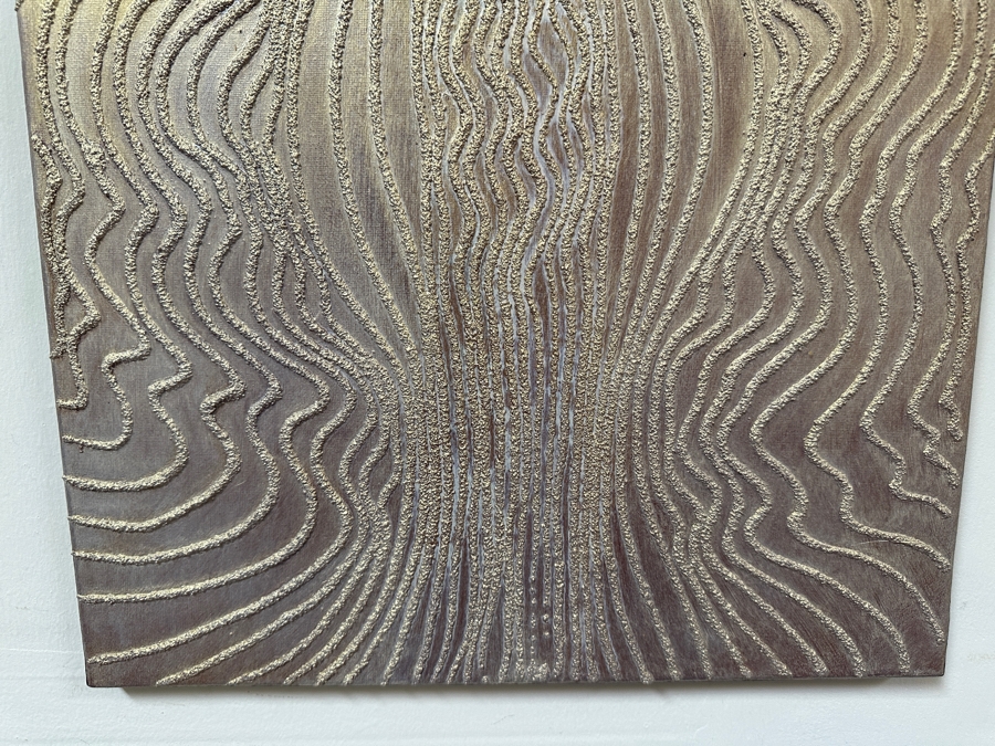 Gerrit Greve (1948-2024, Cardiff by the Sea, CA) Original Acrylic And Sand Painting On Canvas Titled 'Dreaming 98 Stage 2' 2006 Signed Verso 16 X 20 Estimate $300 - $400 [Photo 2]