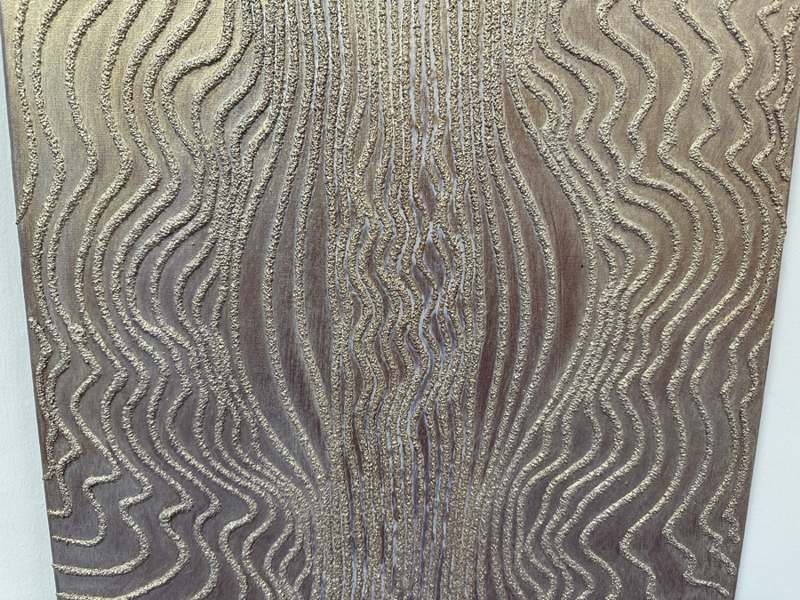 Gerrit Greve (1948-2024, Cardiff by the Sea, CA) Original Acrylic And Sand Painting On Canvas Titled 'Dreaming 98 Stage 2' 2006 Signed Verso 16 X 20 Estimate $300 - $400 [Photo 3]