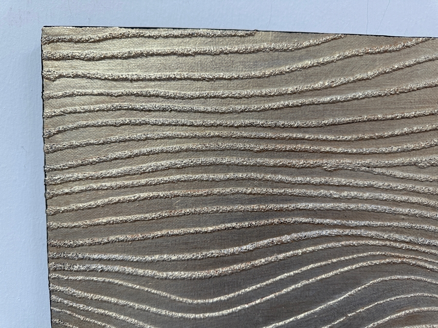 Gerrit Greve (1948-2024, Cardiff by the Sea, CA) Original Acrylic And Sand Painting On Canvas Titled 'Dreaming 28' 2006 Signed Verso 20 X 16 Estimate $300 - $400 [Photo 2]