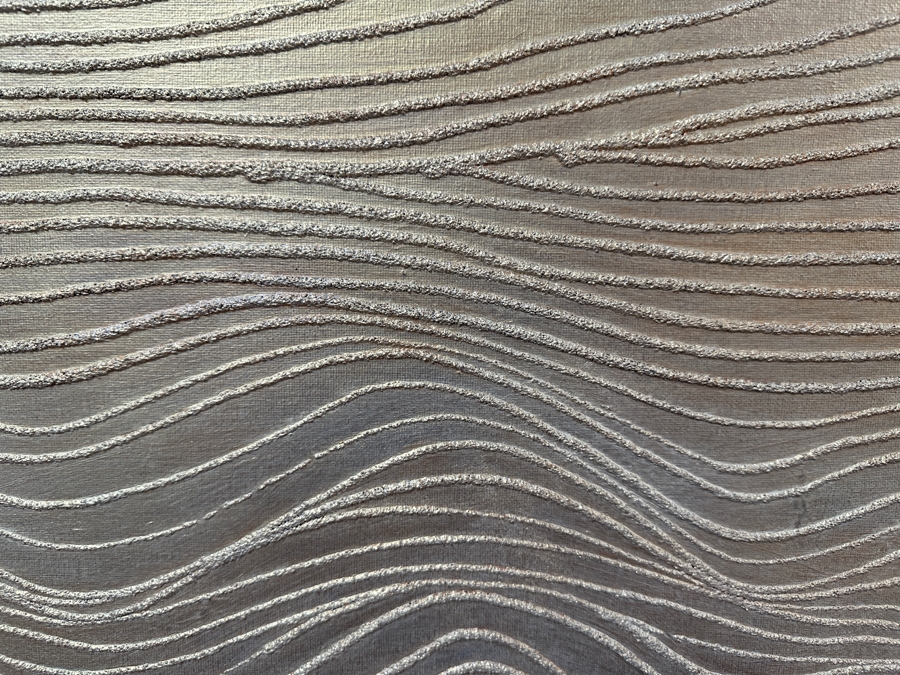 Gerrit Greve (1948-2024, Cardiff by the Sea, CA) Original Acrylic And Sand Painting On Canvas Titled 'Dreaming 28' 2006 Signed Verso 20 X 16 Estimate $300 - $400 [Photo 3]