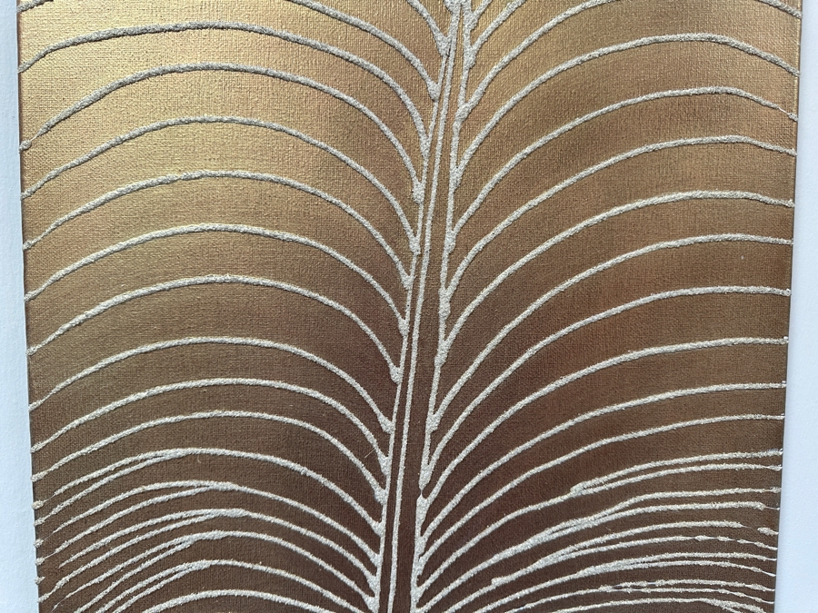 Gerrit Greve (1948-2024, Cardiff by the Sea, CA) Original Acrylic And Sand Painting On Canvas Titled 'Dreaming 58' 2006 Signed Verso 16 X 20 Estimate $300 - $400 [Photo 4]