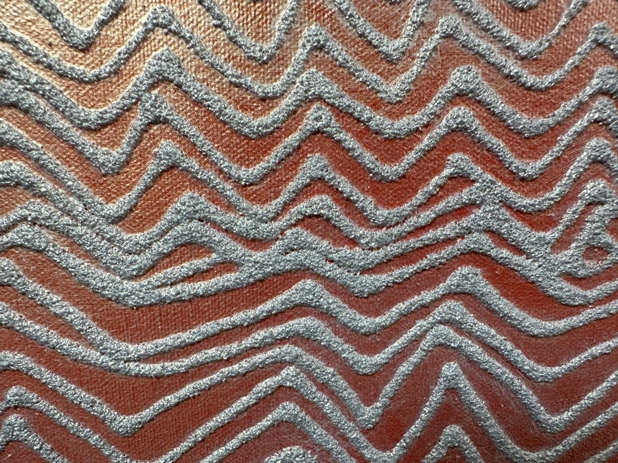 Gerrit Greve (1948-2024, Cardiff by the Sea, CA) Original Acrylic And Sand Painting On Canvas Titled 'Dreaming 29' 2006 Signed Verso 20 X 16 Estimate $300 - $400 [Photo 4]