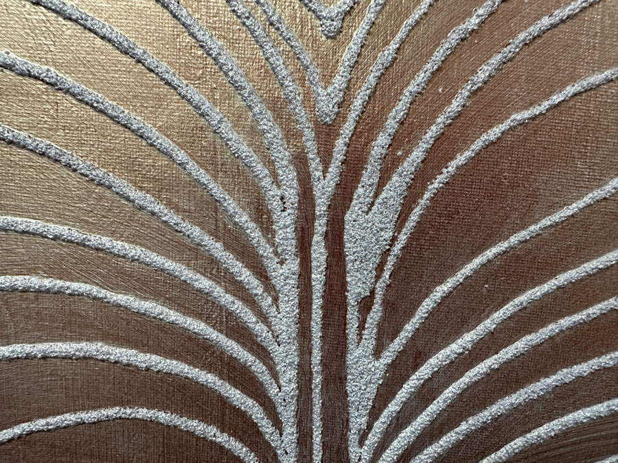 Gerrit Greve (1948-2024, Cardiff by the Sea, CA) Original Acrylic And Sand Painting On Canvas Titled 'Dreaming 33' 2006 Signed Verso 16 X 20 Estimate $300 - $400 [Photo 5]