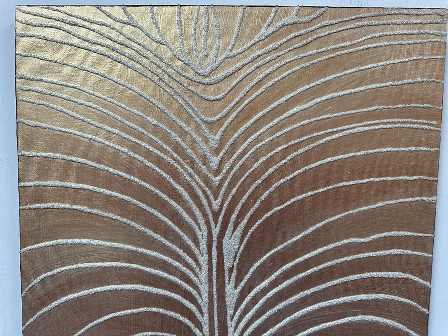 Gerrit Greve (1948-2024, Cardiff by the Sea, CA) Original Acrylic And Sand Painting On Canvas Titled 'Dreaming 33' 2006 Signed Verso 16 X 20 Estimate $300 - $400 [Photo 2]