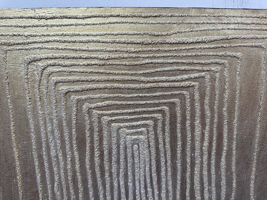 Gerrit Greve (1948-2024, Cardiff by the Sea, CA) Original Acrylic And Sand Painting On Canvas Titled 'Dreaming 22' 2006 Signed Verso 20 X 16 Estimate $300 - $400 [Photo 3]