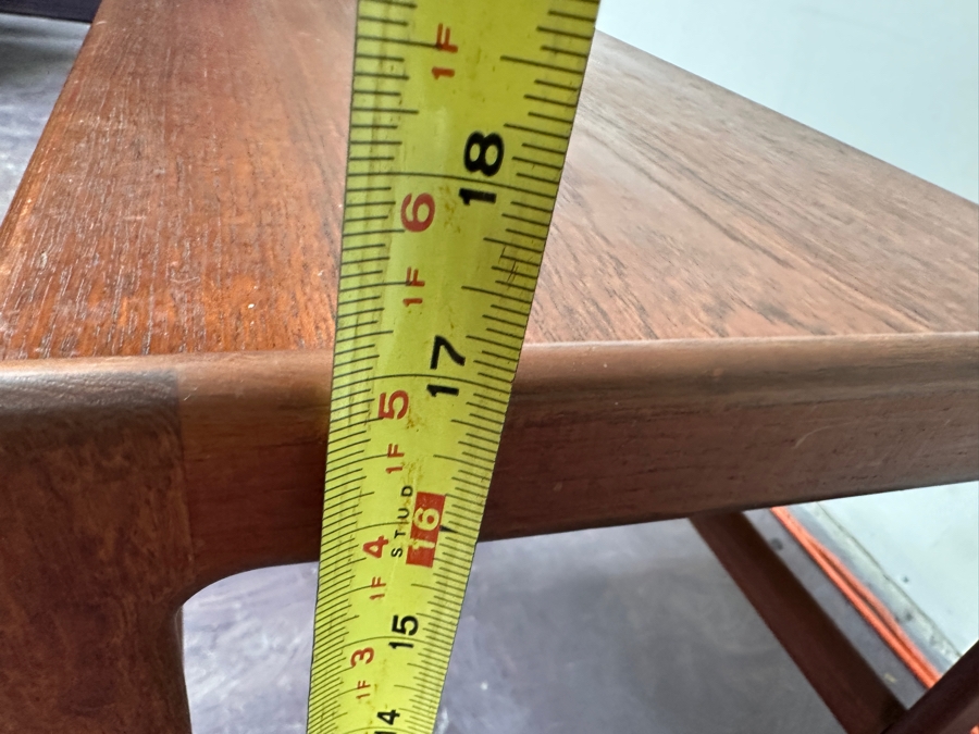 Just Added - Vintage Mid-Century Danish Just Added - Modern Teak Side Table By Arne Hovmand-Olsen For Mogens Kold MK 20.5W X 13.5D X 17H [Photo 15]