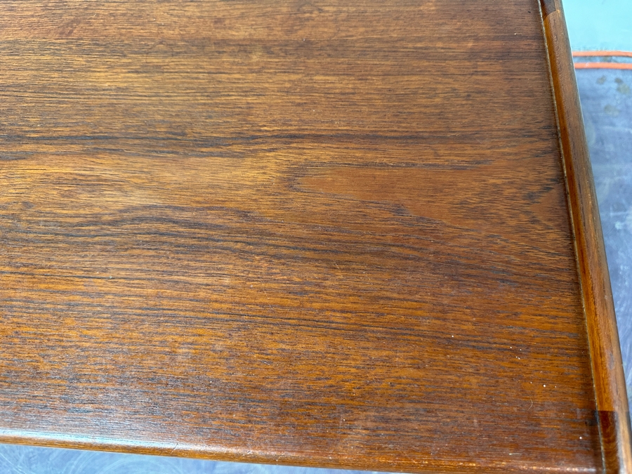 Just Added - Vintage Mid-Century Danish Just Added - Modern Teak Side Table By Arne Hovmand-Olsen For Mogens Kold MK 20.5W X 13.5D X 17H [Photo 12]