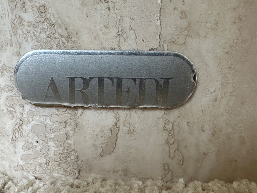 Just Added - Vintage Italian ARTEDI Travertine Cocktail Coffee Table 42W X 42D X 16.5H [Photo 8]