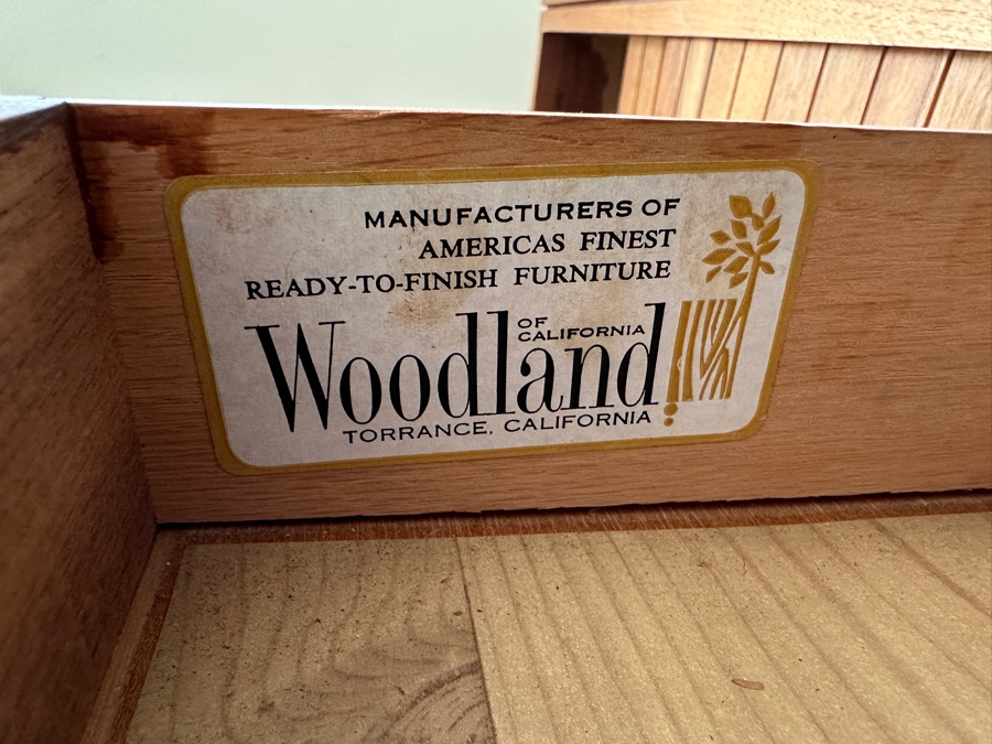 Just Added - Vintage Mid-Century Modern Wall Unit By Woodland Of California 84W X 17D X 61H [Photo 7]