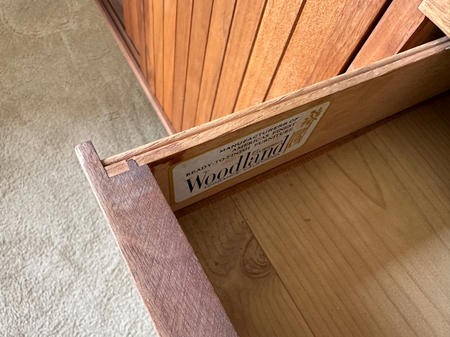 Just Added - Vintage Mid-Century Modern Wall Unit By Woodland Of California 84W X 17D X 61H [Photo 6]