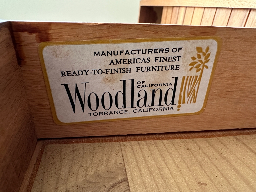 Just Added - Vintage Mid-Century Modern Wall Unit By Woodland Of California 84W X 17D X 61H [Photo 8]