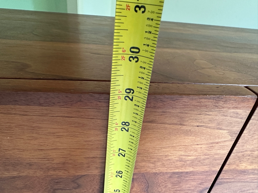 Just Added - Vintage Mid-Century Modern Solid Walnut Dresser / Credenza 9-Drawer Dresser 66W X 19D X 29H [Photo 14]