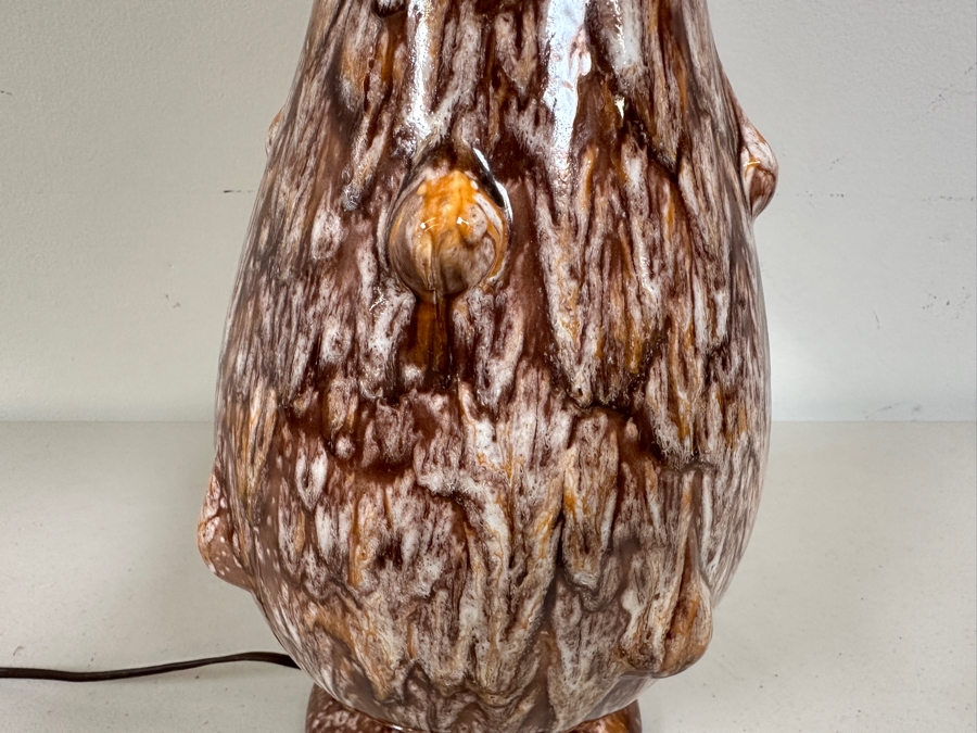 Just Added - Vintage Mid-Century Modern Glazed Lamp 33H [Photo 4]