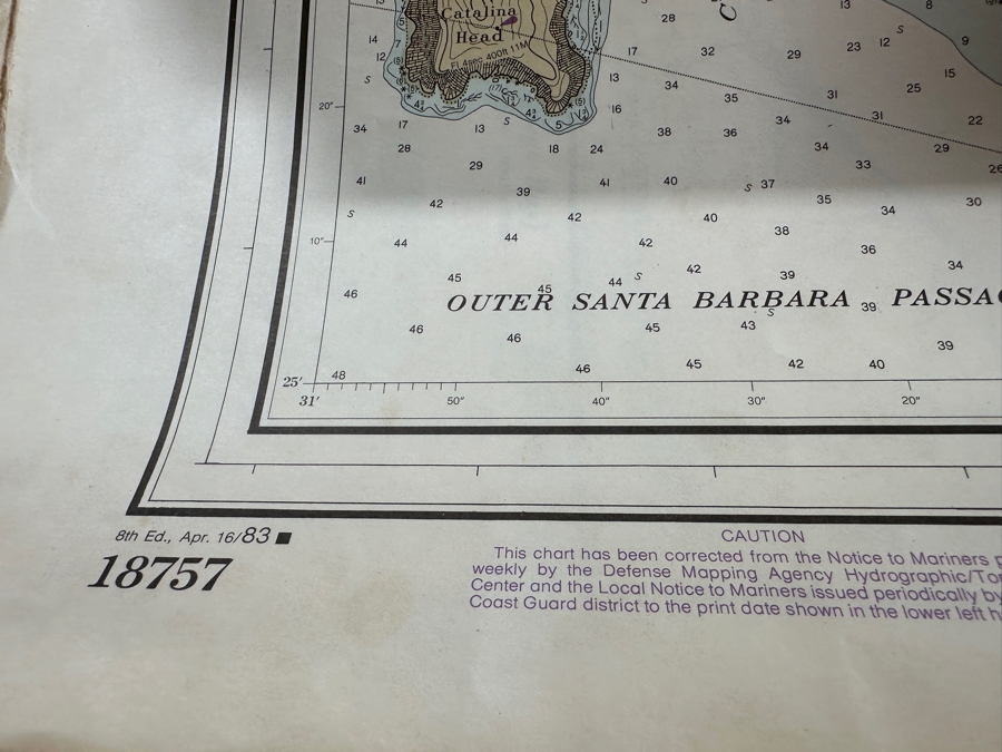 Just Added - Huge Lot Of Vintage 1970s/80s Nautical Charts Marine Soundings NOAA Maps Of The West Coast From San Diego, CA To Seattle, WA - 66 Maps Total [Photo 10]