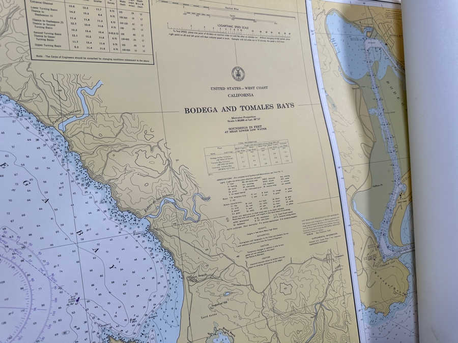 Just Added - Huge Lot Of Vintage 1970s/80s Nautical Charts Marine Soundings NOAA Maps Of The West Coast From San Diego, CA To Seattle, WA - 66 Maps Total [Photo 29]
