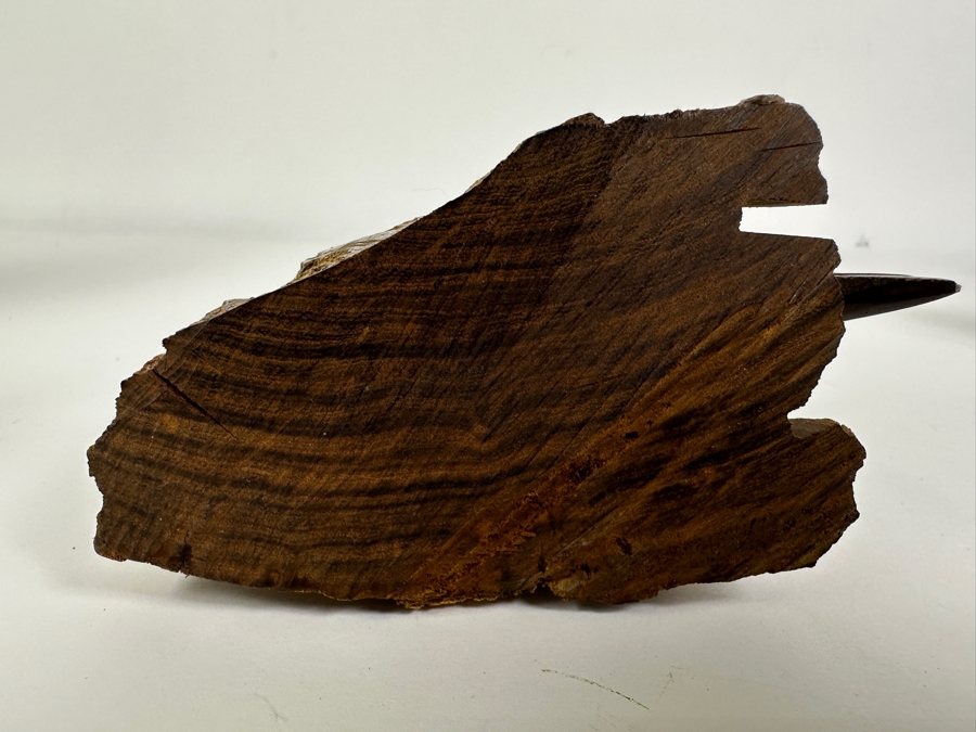 Just Added - Four Vintage Hand Carved Ironwood Nautical Figurines: Dolphin, Pelican, Sea Lion & Marlin/Sailfish 13H [Photo 8]