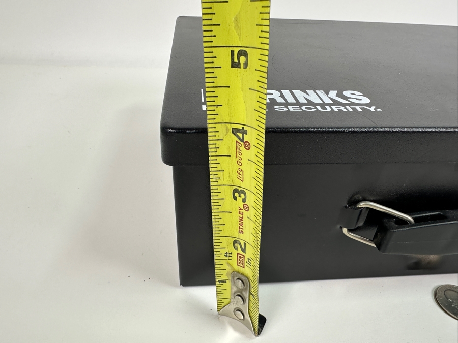 Just Added - Brinks Metal Portable Cash Lock Box With Key 12.5W X 8.5D X 4H [Photo 6]