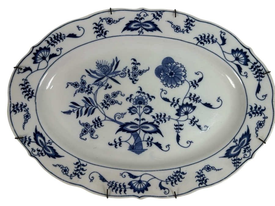 Just Added - Vintage Blue Danuble Platter 14 X 10 [Photo 1]