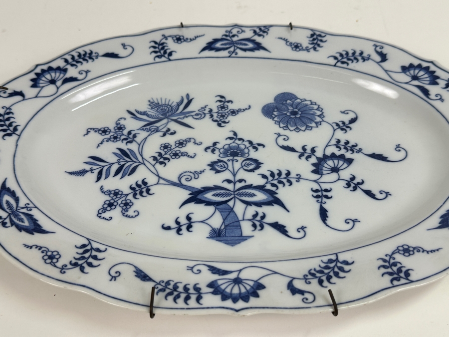 Just Added - Vintage Blue Danube Platter 14 X 10 [Photo 3]