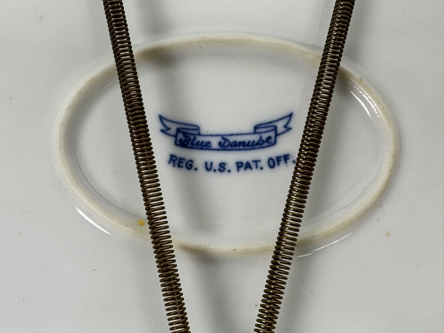 Just Added - Vintage Blue Danube Platter 14 X 10 [Photo 4]