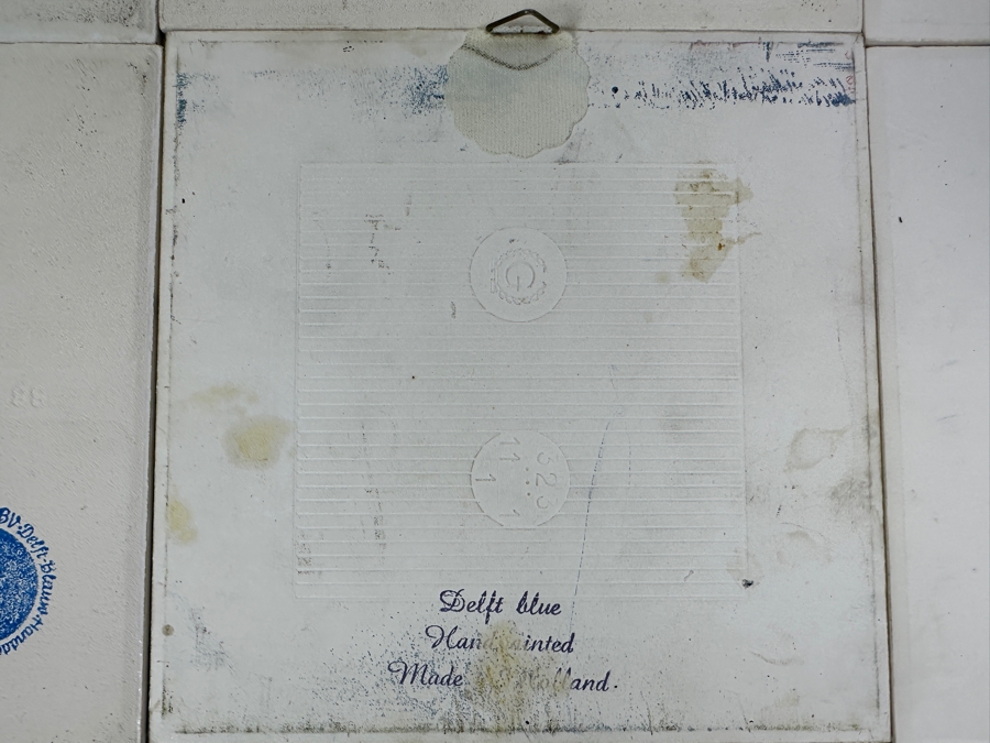 Just Added - Collection Of Decorative Tiles - Mainly Delft Blue Hand Painted In Holland [Photo 13]