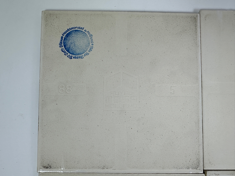 Just Added - Collection Of Decorative Tiles - Mainly Delft Blue Hand Painted In Holland [Photo 10]