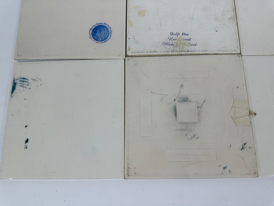 Just Added - Collection Of Decorative Tiles - Mainly Delft Blue Hand Painted In Holland [Photo 16]