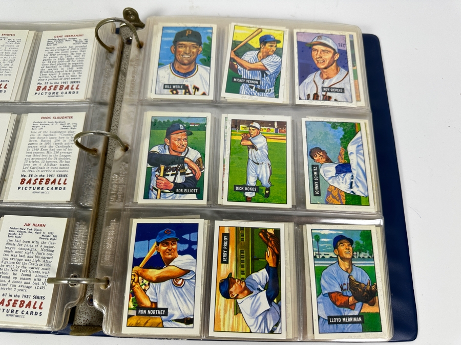 Just Added - Complete Collection Of The 1986 C.C.C. Reprint Of The 1951 Bowman Baseball Cards - 324 Cards - See Photos For Sampling [Photo 12]