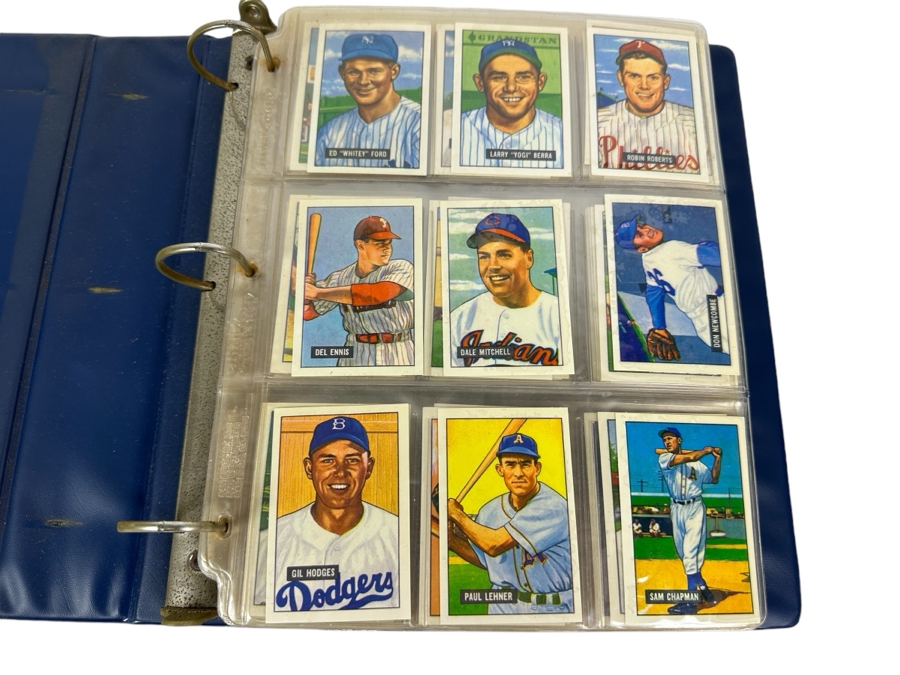 Just Added - Complete Collection Of The 1986 C.C.C. Reprint Of The 1951 Bowman Baseball Cards - 324 Cards - See Photos For Sampling [Photo 2]