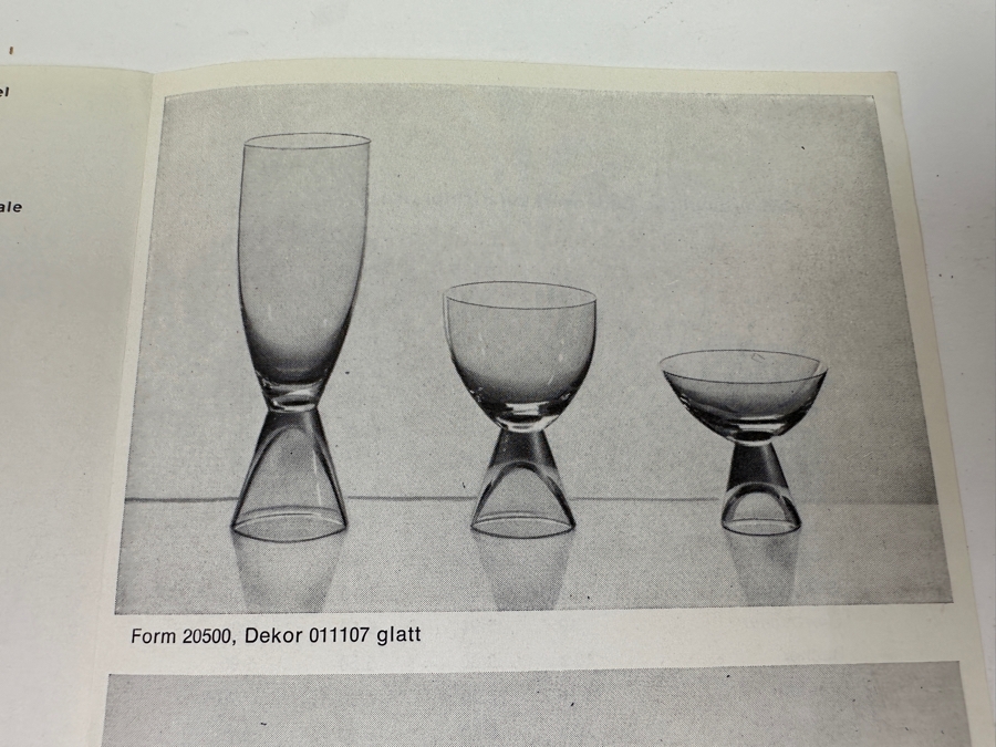 Just Added - Vintage MCM Rosenthal Crystal Studio-Line Barware Glasses - 16 Glasses With Original Product Brochure [Photo 10]