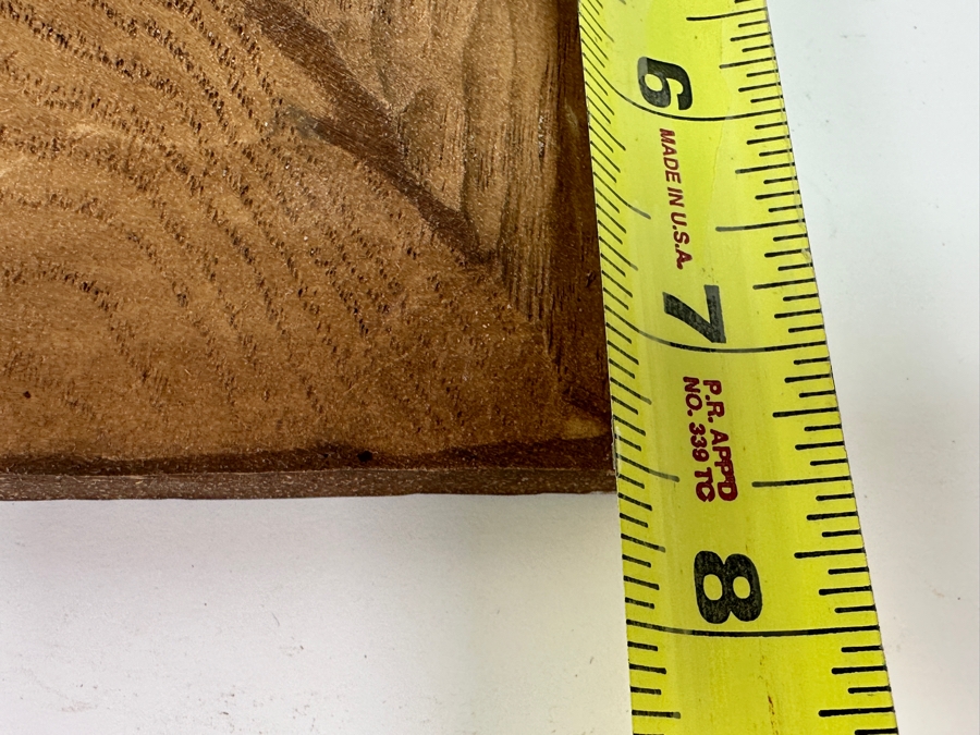 Just Added - Vintage Relief Carved Wooden Wall Plaque Depicting A Danish Shoe Cobler's Workshop 9.5W X 7.5H X 1.5D [Photo 16]