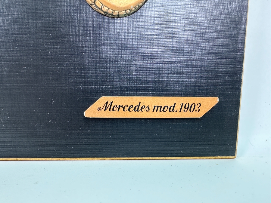 Just Added - Mercedes Mod. 1903 Relief Wall Plaque 12.5 X 9.5 [Photo 2]